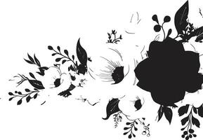 Black Butterfly Bloom A dark metamorphosis awaits, celebrate the transformation. Ink Splashed Blossom A burst of creativity explodes, join the artistic mayhem vector