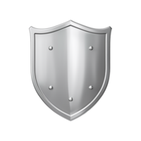 AI generated Medieval shield isolated on transparent background png