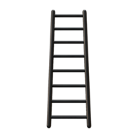 ai gegenereerd ladder geïsoleerd Aan transparant achtergrond png