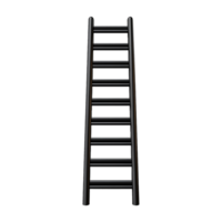 AI generated Ladder isolated on transparent background png