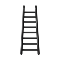 ai gegenereerd ladder geïsoleerd Aan transparant achtergrond png