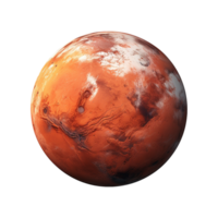 AI generated Mercury planet isolated on transparent background png