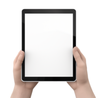 AI generated Tablet computer png isolated on transparent background