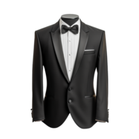 AI generated Tuxedo suit png isolated on transparent background