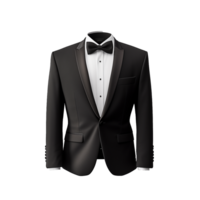 AI generated Tuxedo suit png isolated on transparent background