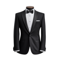 AI generated Tuxedo suit png isolated on transparent background