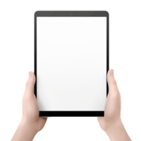 AI generated Tablet computer png isolated on transparent background