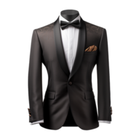 AI generated Tuxedo suit png isolated on transparent background