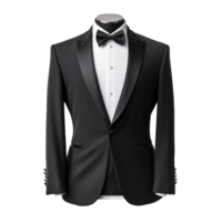 AI generated Tuxedo suit png isolated on transparent background