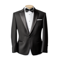 AI generated Tuxedo suit png isolated on transparent background