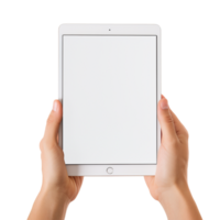 AI generated Tablet computer png isolated on transparent background