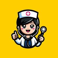 FEMALE DOCTOR ILLUSTRATION VECTOR