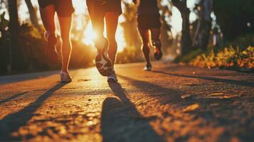 AI generated Cardio Endurance Runners,Motivation for an Active Lifestyle photo