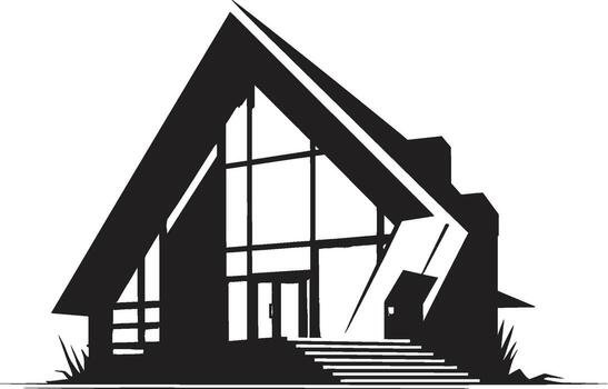 innovador residencia símbolo propiedad idea vector icono urbano alojamiento emblema moderno propiedad diseño vector icono