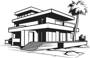 Powerhouse Abode Emblem Thick House Outline Icon Solid Dwelling Mark Bold House Sketch Vector Emblem