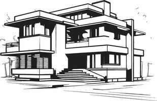 triple elevar zen emblemático vector de arquitectónico elegancia tri aguja majestad icono de residencial prestigio en vector diseño