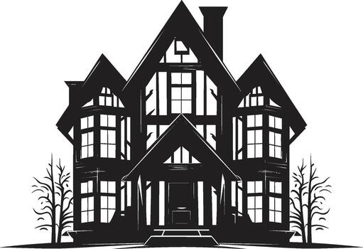 futurista residencia icono casa idea diseño en vector moderno alojamiento marca arquitectura idea vector logo