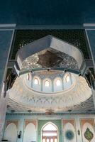 Tashkent, Uzbekistan-august 11, 2023-Inside of the Khazrati Imam Mosque in the Hazrati Imam complex during a sunny day.The complex is a square that includes a set of religious buildings in Tashkent photo