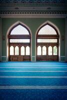 Tashkent, Uzbekistan-august 11, 2023-Inside of the Khazrati Imam Mosque in the Hazrati Imam complex during a sunny day.The complex is a square that includes a set of religious buildings in Tashkent photo