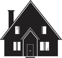 contemporáneo vivienda icono mínimo casa vector emblema ordenado residencia símbolo casa diseño vector logo
