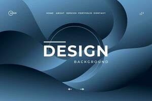 Dynamic Blue Abstract Background Stunning Flat Illustration for Modern Web Projects vector