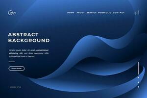 Dynamic Blue Abstract Background Stunning Flat Illustration for Modern Web Projects vector