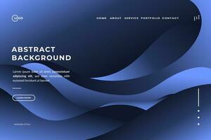 Dynamic Blue Abstract Background Stunning Flat Illustration for Modern Web Projects vector