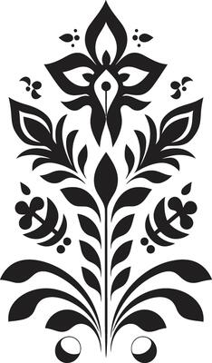Timeless Petal Trims Line Border Icon Design Aesthetic Vine Borders Decorative Line Emblem