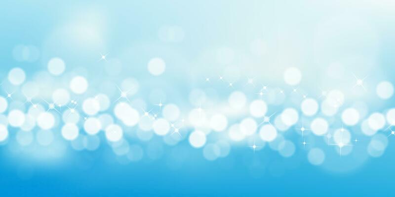 Summer Background with Blurred bokeh abstract bright light on sky blue.Vector illustration Defocus bokeh morning sunlights reflection from sea beach,Backdrop banner for holiday Vacation,Sale concept