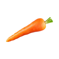 AI generated Floating Of A Fresh Carrot With Sliced Of Carrot, Isolated Transparent Background png