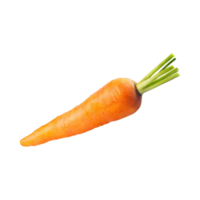 AI generated Floating Of A Fresh Carrot With Sliced Of Carrot, Isolated Transparent Background png