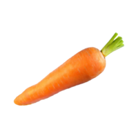 AI generated Floating Of A Fresh Carrot With Sliced Of Carrot, Isolated Transparent Background png