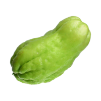 ai gegenereerd plakjes van vers chayote, zonder schaduw, geïsoleerd transparant achtergrond png