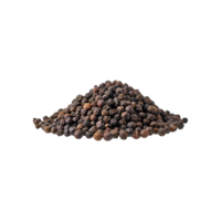 AI generated Floating Of A Pile Of Black Pepper Corns, Without Shadow, Isolated Transparent Background png