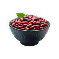 AI generated Floating Bunch Of Red Beans, Without Shadow, Isolated Transparent Background png