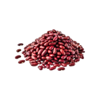AI generated Floating Bunch Of Red Beans, Without Shadow, Isolated Transparent Background png