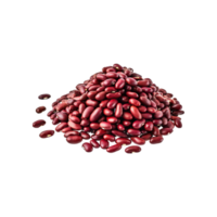 AI generated Floating Bunch Of Red Beans, Without Shadow, Isolated Transparent Background png