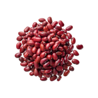 AI generated Floating Bunch Of Red Beans, Without Shadow, Isolated Transparent Background png