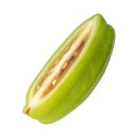 AI generated Floating Of Bilimbi, Without Shadow, Isolated Transparent Background png