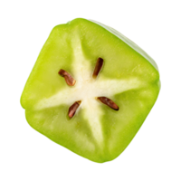 AI generated Floating Of Bilimbi, Without Shadow, Isolated Transparent Background png