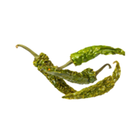 AI generated Green And Red Dried Cayenne, Without Shadow, Isolated Transparent Background png