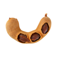 AI generated Floating Of One Slice A Tamarind, Without Shadow, Isolated Transparent Background png