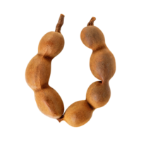 AI generated Floating Of One Slice A Tamarind, Without Shadow, Isolated Transparent Background png