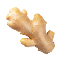 AI generated Floating Of One Aromatic Ginger , Isolated Transparent Background png