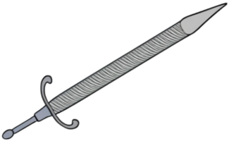 AI generated a sword, illustration png