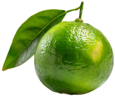 AI generated a green lime png