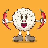 Cireng Boy Icon  Ambitious Mood vector