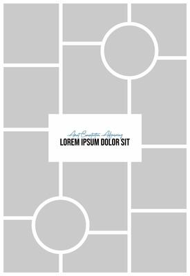 Pictures or photos frame collage. comics page grid layout abstract photo frames and digital photo wall template