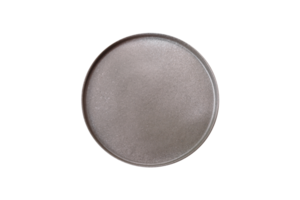 Bumpy empty ceramic plate on a textured concrete background png