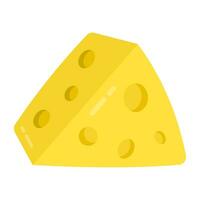 un diseño de icono de bloque de queso vector